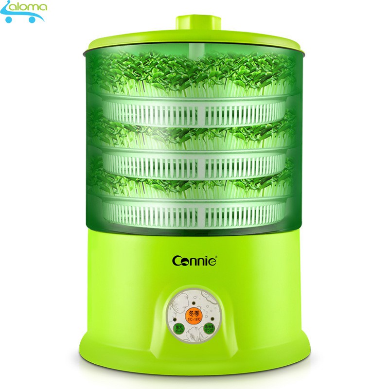 Máy làm giá đỗ gieo mầm tự động bằng điện 3 tầng Connie A323B