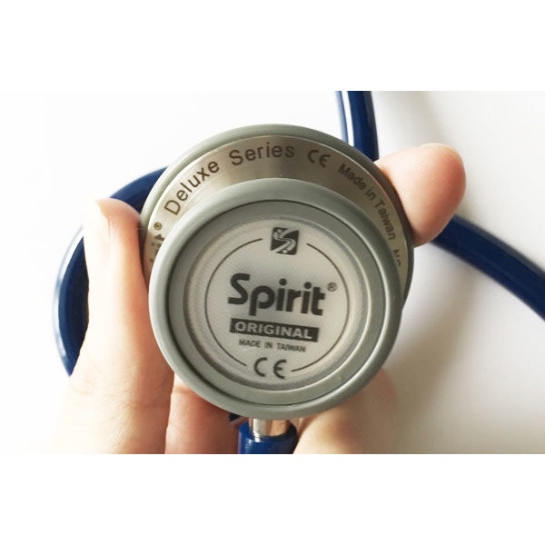Ống nghe Spirit 2 màng nghe người lớn và trẻ em, 1 chuông nghe, màu xanh đen , mã CK-SS601PF