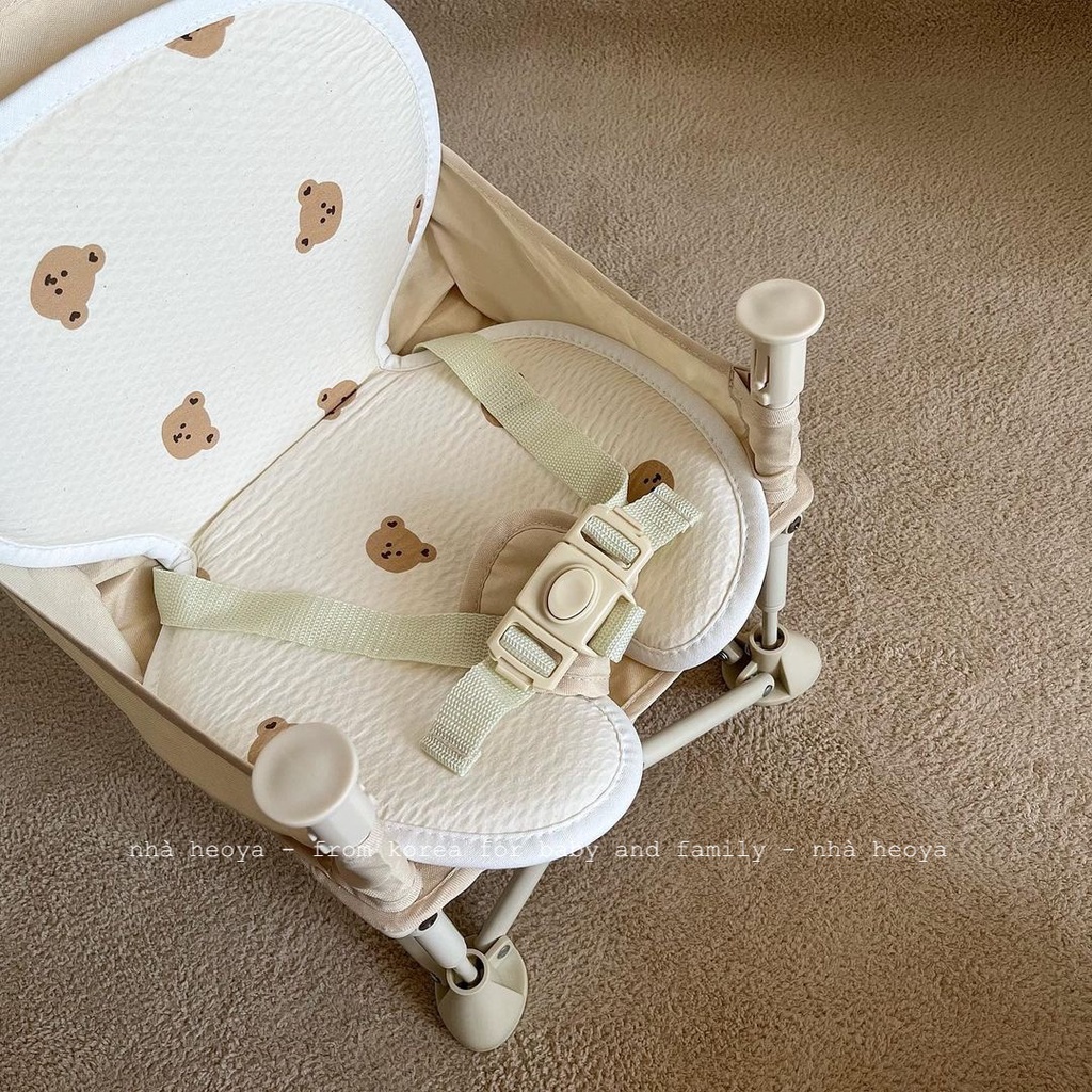 LÓT GHẾ ĂN DẶM CHO BÉ DOTTODOT MALOLOTTE  AIR MESH THOÁNG KHÍ