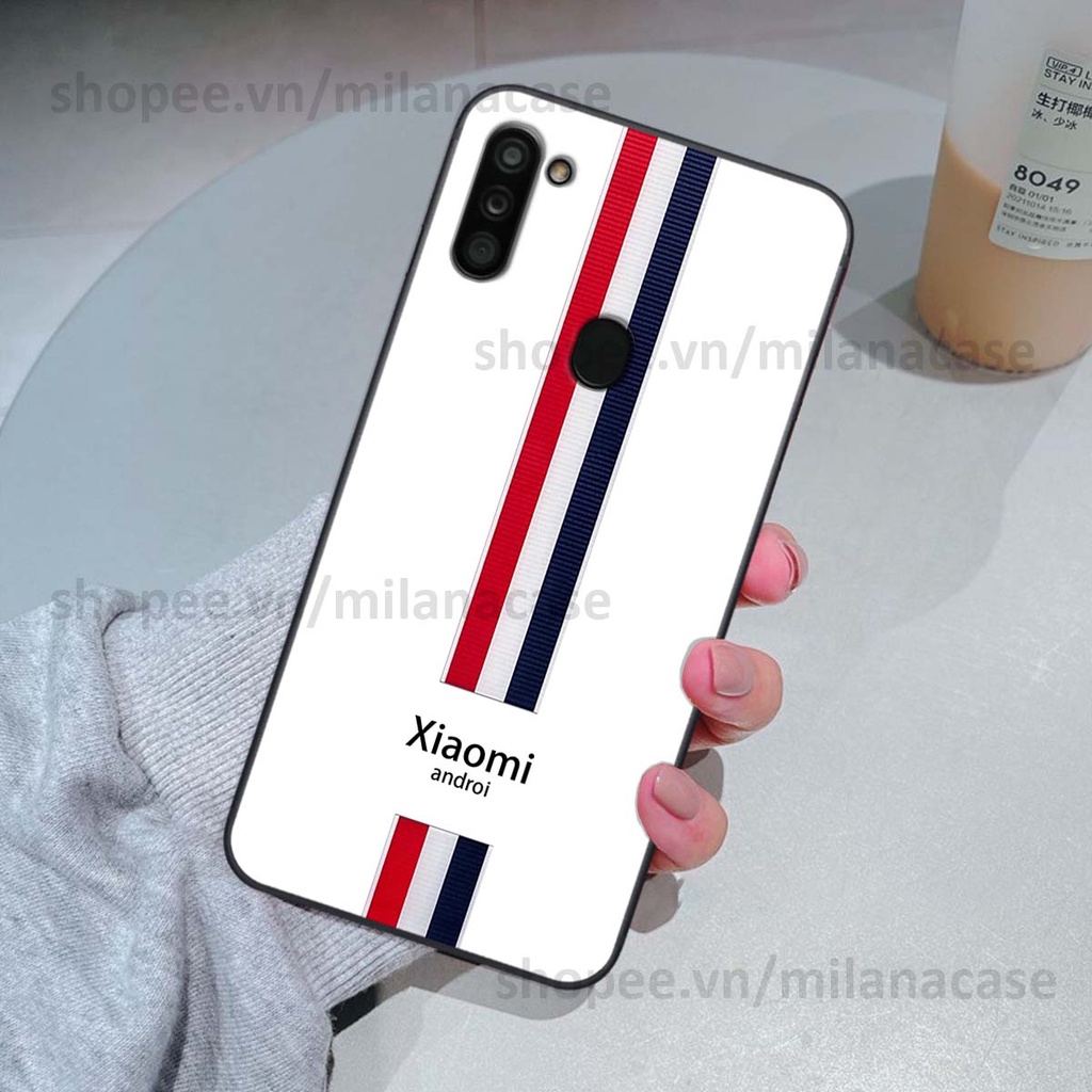 Ốp Samsung A11 / M11 in giả da phong cách thể thao, cá tính, thời trang