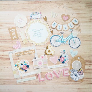 Sticker dày dán nổi trang trí Scrapbook