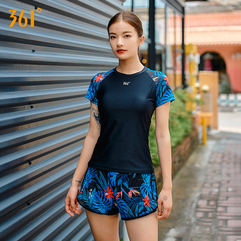 Bộ đồ bơi 361DEGREE che bụng ôm dáng phong cách Hàn Quốc mới 2020 dành cho nữ