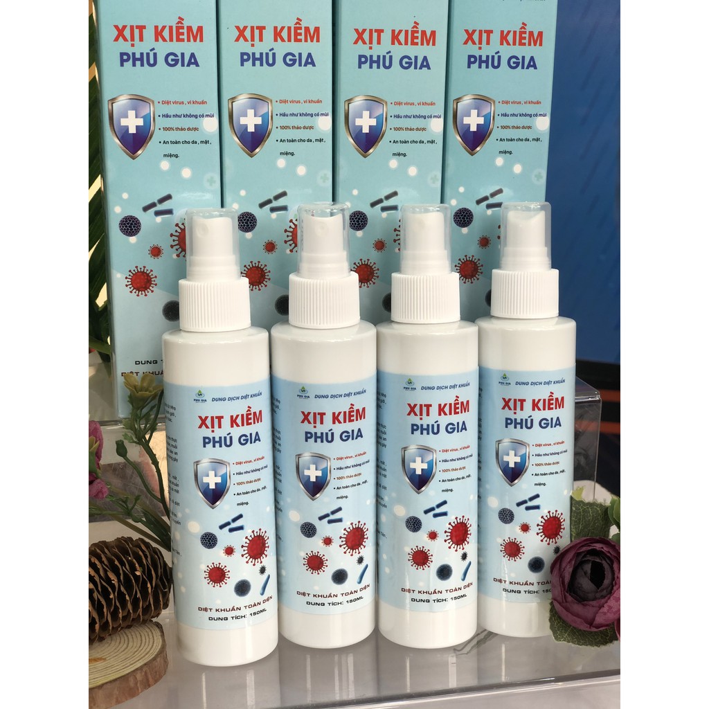 Xịt sát khuẩn, nước rửa tay , Xịt kiềm Phú Gia | BigBuy360 - bigbuy360.vn