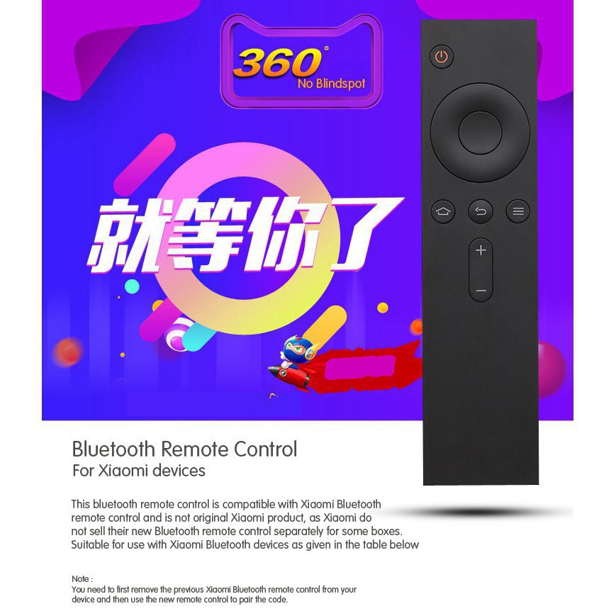 Điều khiển từ xa Xiaomi Mi TV Box, MiBox