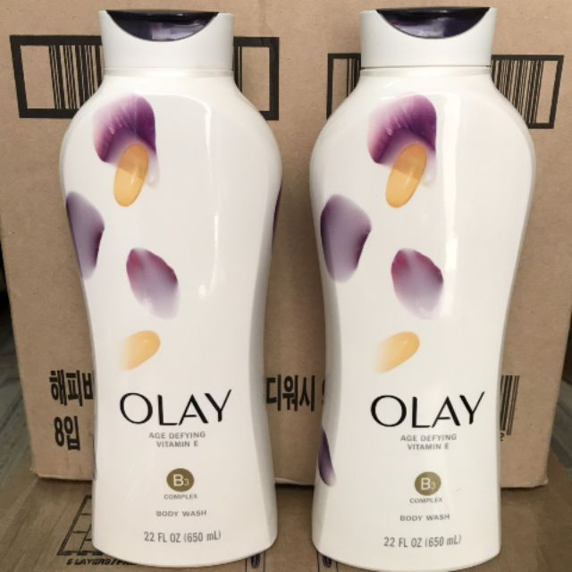 Sữa tắm Olay Age Defying with Vitamin E 650ml Của Mỹ