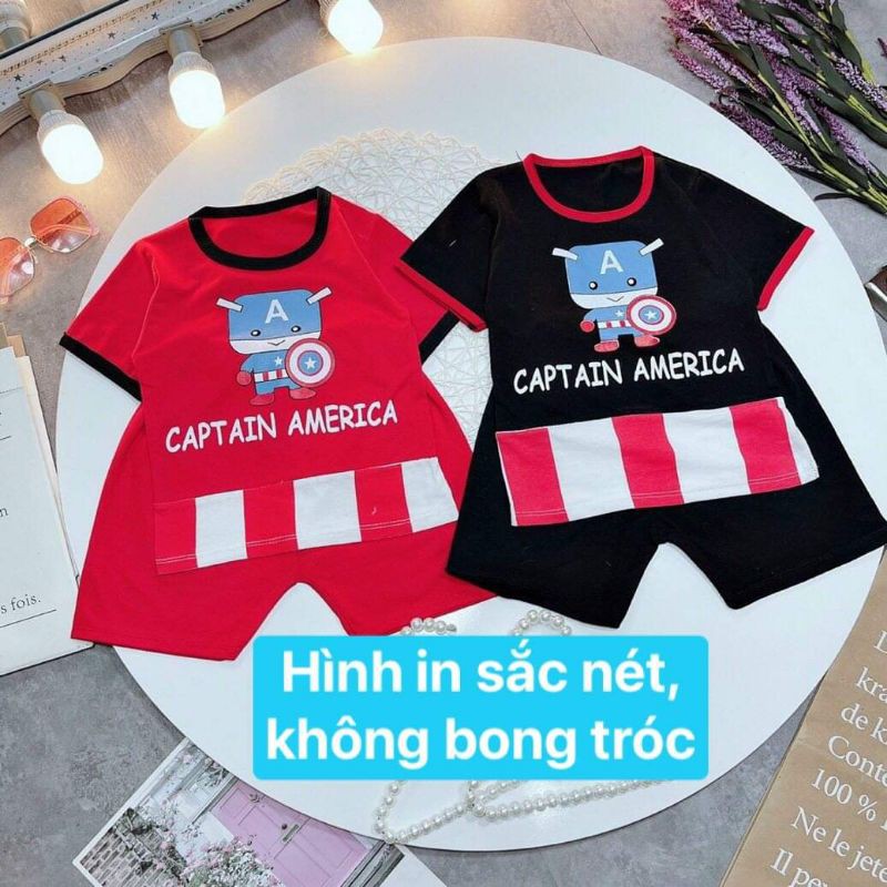 Bộ cộc siêu nhân chất cotton 8-18kg