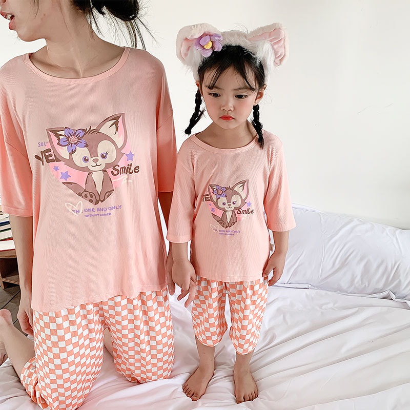 Set Đồ Đôi Cho Mẹ Và Bé Gái Mặc Cặp Bộ Đồ Quần Áo Lửng Cotton Mặc Nhà Mềm Mịn Mát In Hình Hot Trend Homie Kids