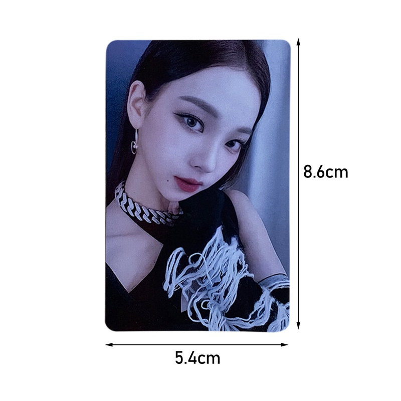 flowersqueen Set 5 tấm bưu thiếp in hình nhóm nhạc Kpop Aespa mới