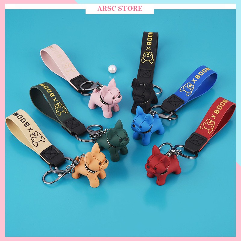 Móc khóa cún Hàn quốc hoạt hình dễ thương đủ màu sắc hot trend tiktok phụ kiện túi xách ArsC Store
