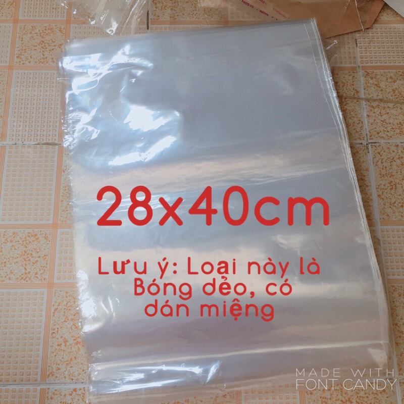 [ Rẻ nhất shopee] 1kg túi opp túi bóng kính dán miệng/ OPP băng keo dán miệng