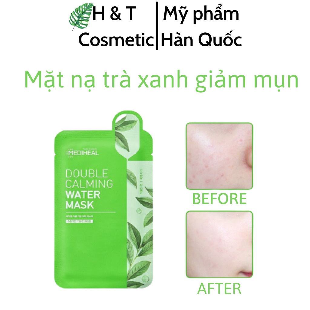 Mặt nạ giấy Mediheal dưỡng trắng sáng da Hàn Quốc mask giảm mụn cấp ẩm nâng cơ chống lão hóa mờ nếp nhăn