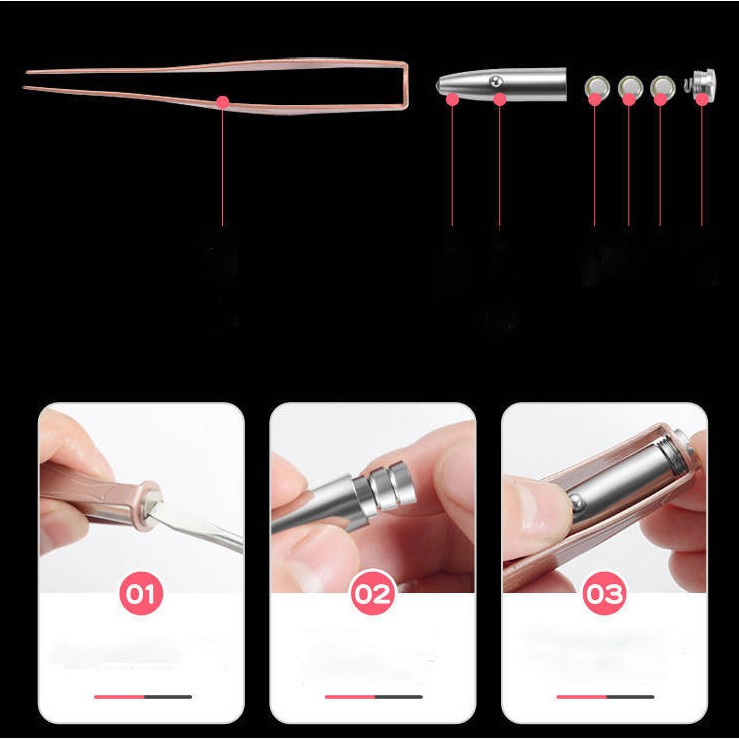 combo 5 bộ dụng cụ Lấy Ráy Tai Có Đèn Thông Minh Cao Cấp