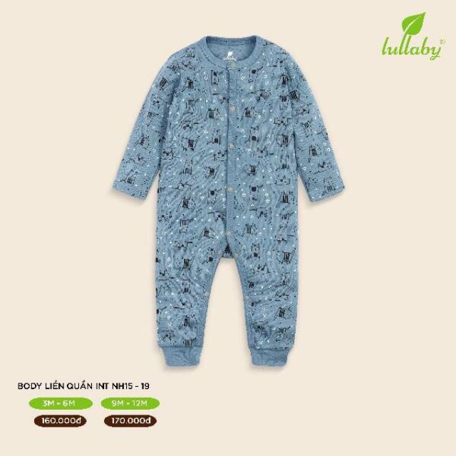 Body liền quần cotton Lullaby NEW 2019 siêu mềm mịn, hàng cao cấp chính hãng