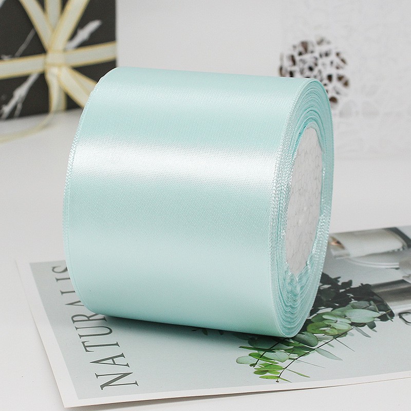 [Bán lẻ giá sỉ]Ruy băng satin lụa  bo viền bản lớn 80mm cao cấp, ribbon, ruybang trang trí