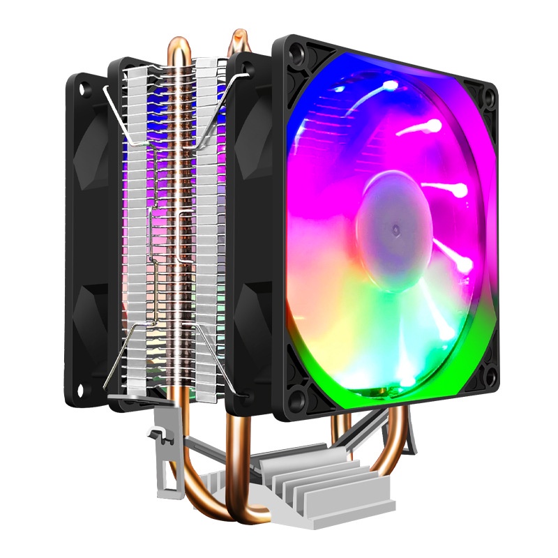 TẢN NHIỆT KHÍ SNOWMAN M200XX - 2 FAN LED RGB - HỖ TRỢ ALL CPU