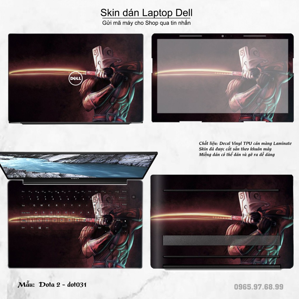 Skin dán Laptop Dell in hình Dota 2 nhiều mẫu 6 (inbox mã máy cho Shop)