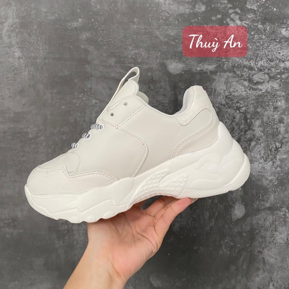 Giày thể thao MLB boston kiểu dáng sneaker đế độn tăng chiều cao HOT trend nam nữ