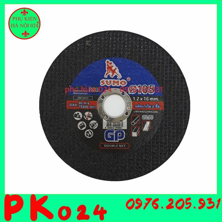 Bộ 5 Đá Cắt Sắt Cắt Inox Sumo 105mm x16mm, Đá Cắt Sắt Inox Sumo Đường Kính 105mm Siêu Bền Chất Lượng Cao