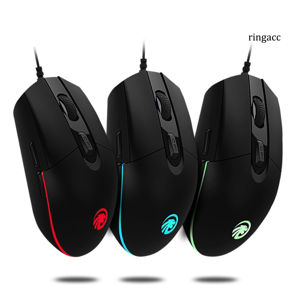 Chuột Máy Tính Usb Gắn Đèn Led Nhiều Màu