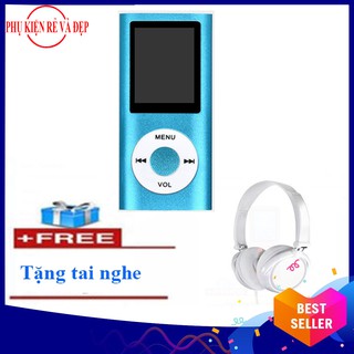 Combo máy nghe nhạc MP4 + Tai nghe chụp tai