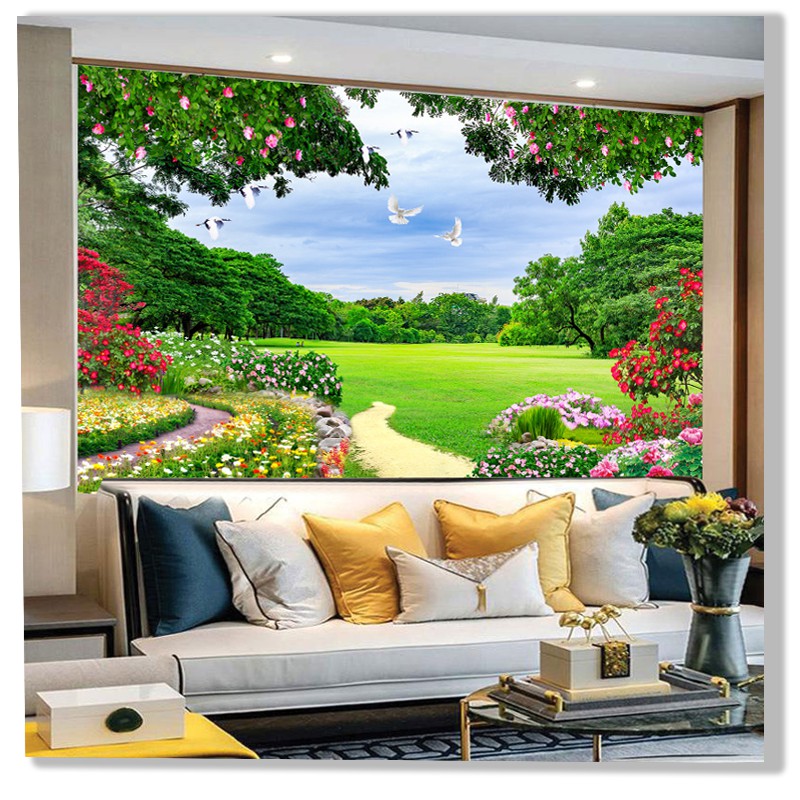 Tranh dán tường 3D Sơn Thủy Hữu Tình, 276