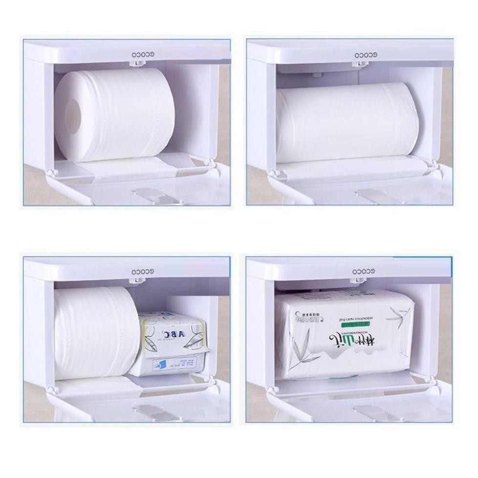 Kệ để giấy nhà vệ sinh,Kệ treo giấy vệ sinh đa năng Ecoco D-08-  Bảo hành 1 đổi 1