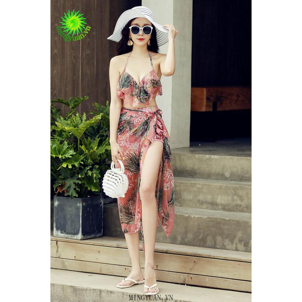 Set Đồ Tắm In Họa Tiết Thời Trang Dành Cho Cả Nam Và Nữ