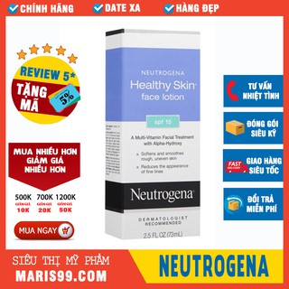Kem Dưỡng Da Chống Nhăn NEUTROGENA Healthy Skin Face Lotion SPF15 (73ml) _Xchoice