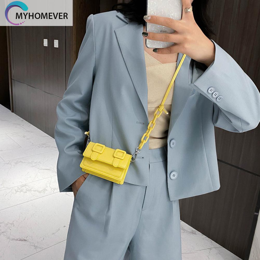 Túi Xách Chất Liệu Da Có Thể Đeo Chéo Kiểu Dáng Thời Trang Dành Cho Nữ