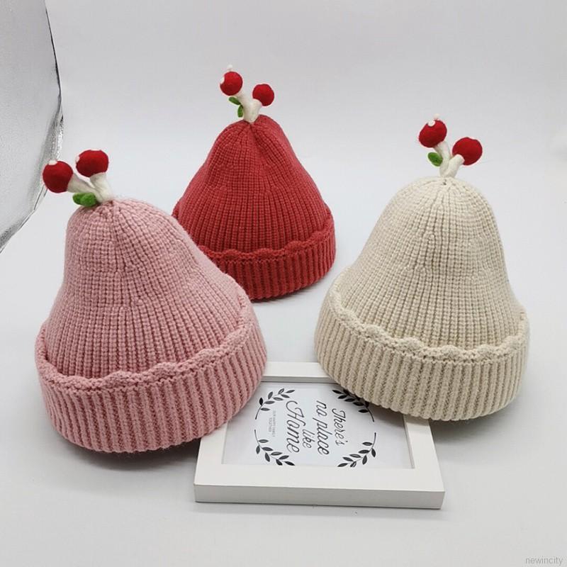 Nón len ấm áp xinh xắn dành cho bé