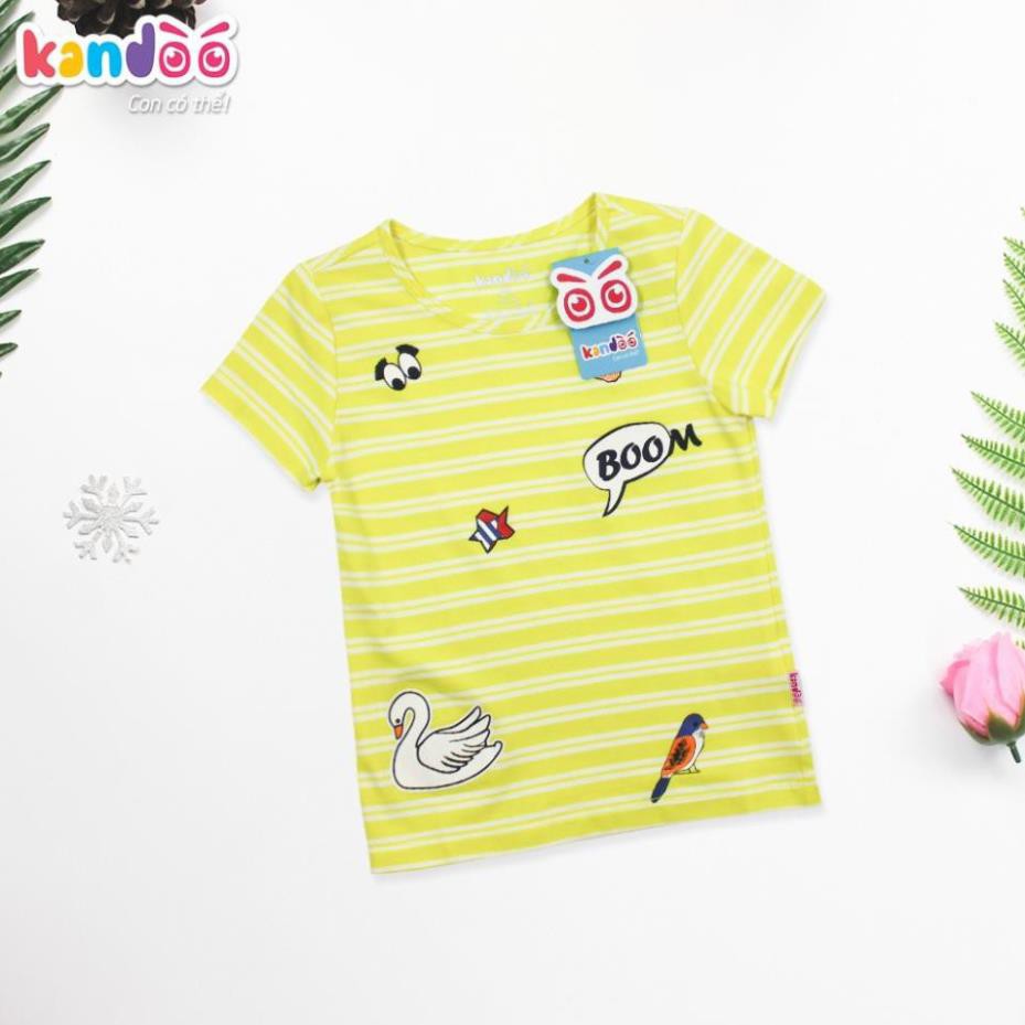 [gốc 125k] Áo tshirt bé gái DGTS1737 cotton, kandoo, WOW