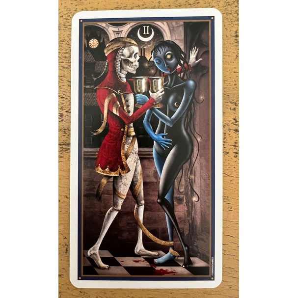 1 lá bài lẻ  của bộ Deviant Moon Tarot