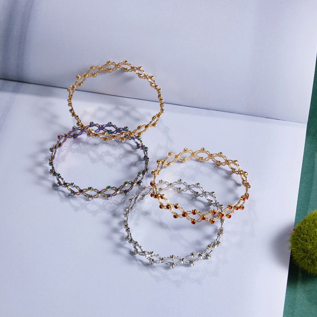 Vòng Đeo Tay Bằng Đồng Có Thể Thu Gọn 2 Trong 1 Chống Phai Màu