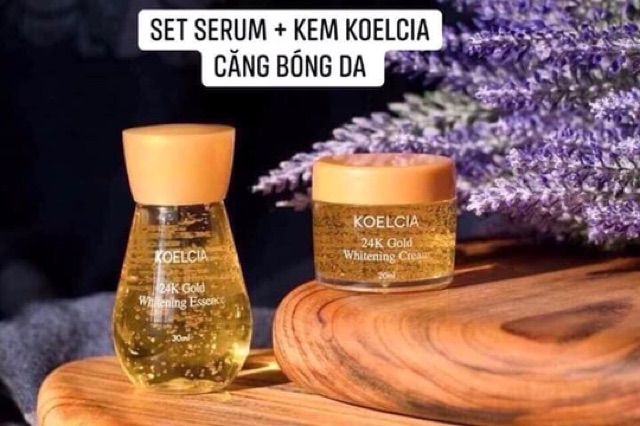 SET KEM VÀ SERUM  VÀNG NỘI ĐỊA HÀN QUỐC KOEICIA