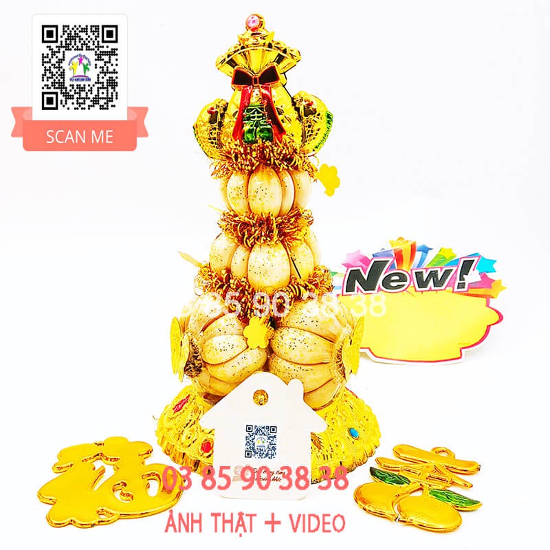 Bông Tỏi Ông Địa Tháp Tỏi Thần Tài 5 Củ Tài Lộc | BigBuy360 - bigbuy360.vn