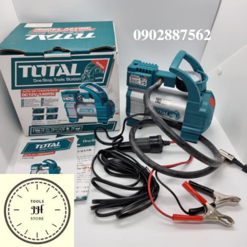 máy bơm lốp xe ô tô Total TTAC1406 12V 140PSI