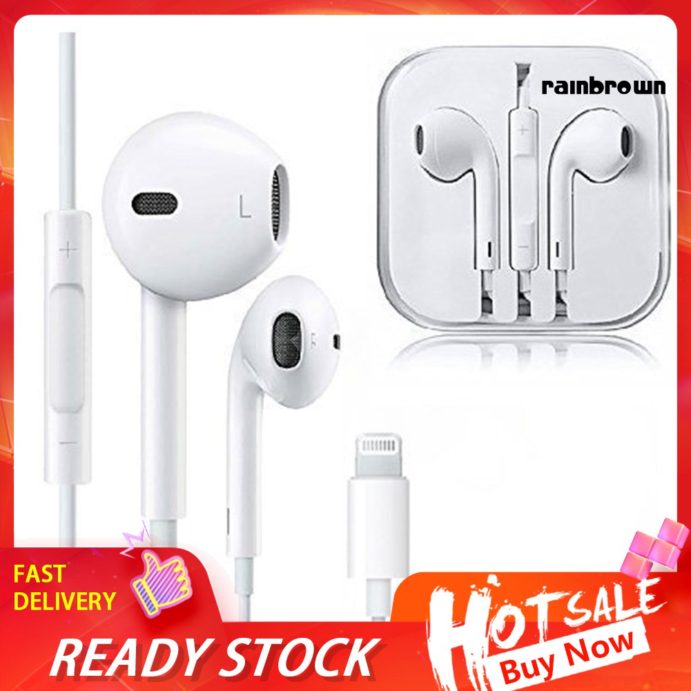 Tai Nghe Bluetooth Rej / 8pin Có Mic Cho Iphone 7 / 8 / X