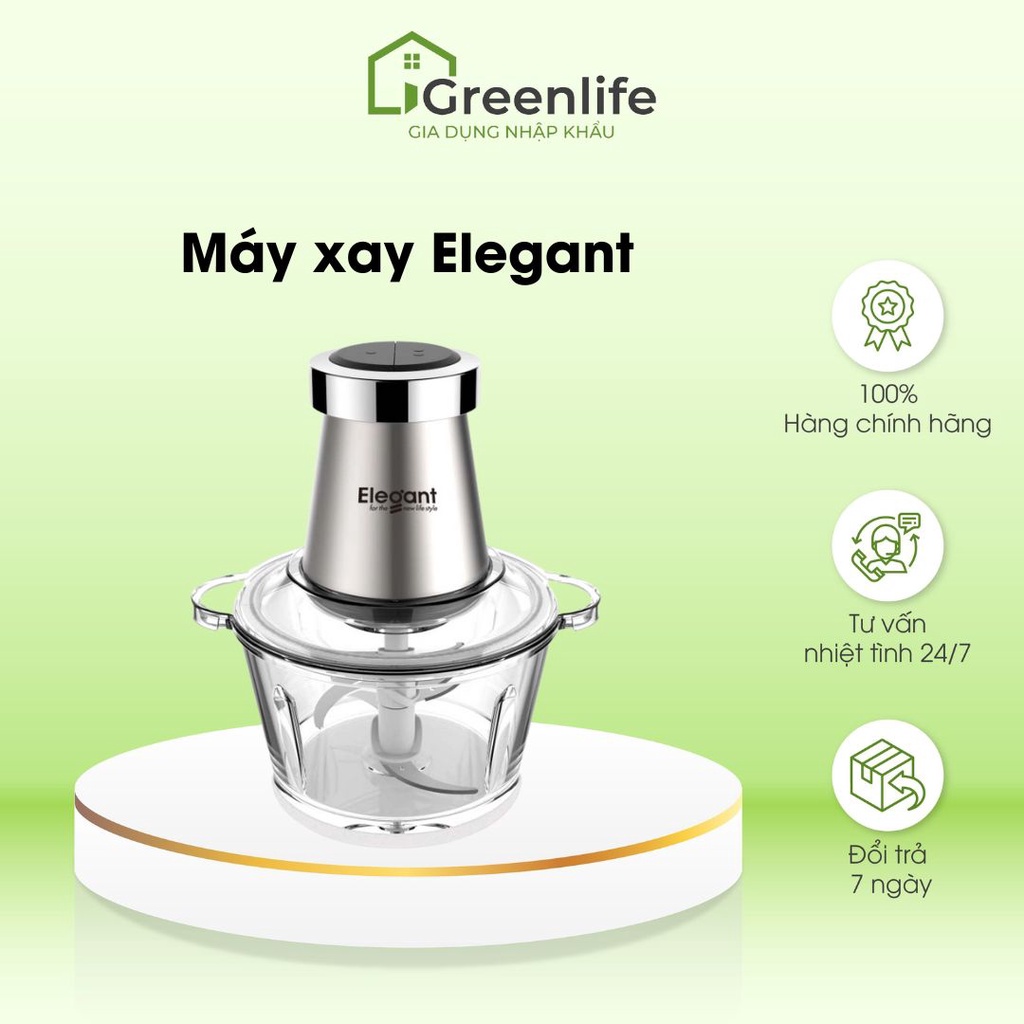 Máy xay thịt Elegant đa năng, tiện lợi khi sử dụng - Greenlife Gia dụng nhập khẩu