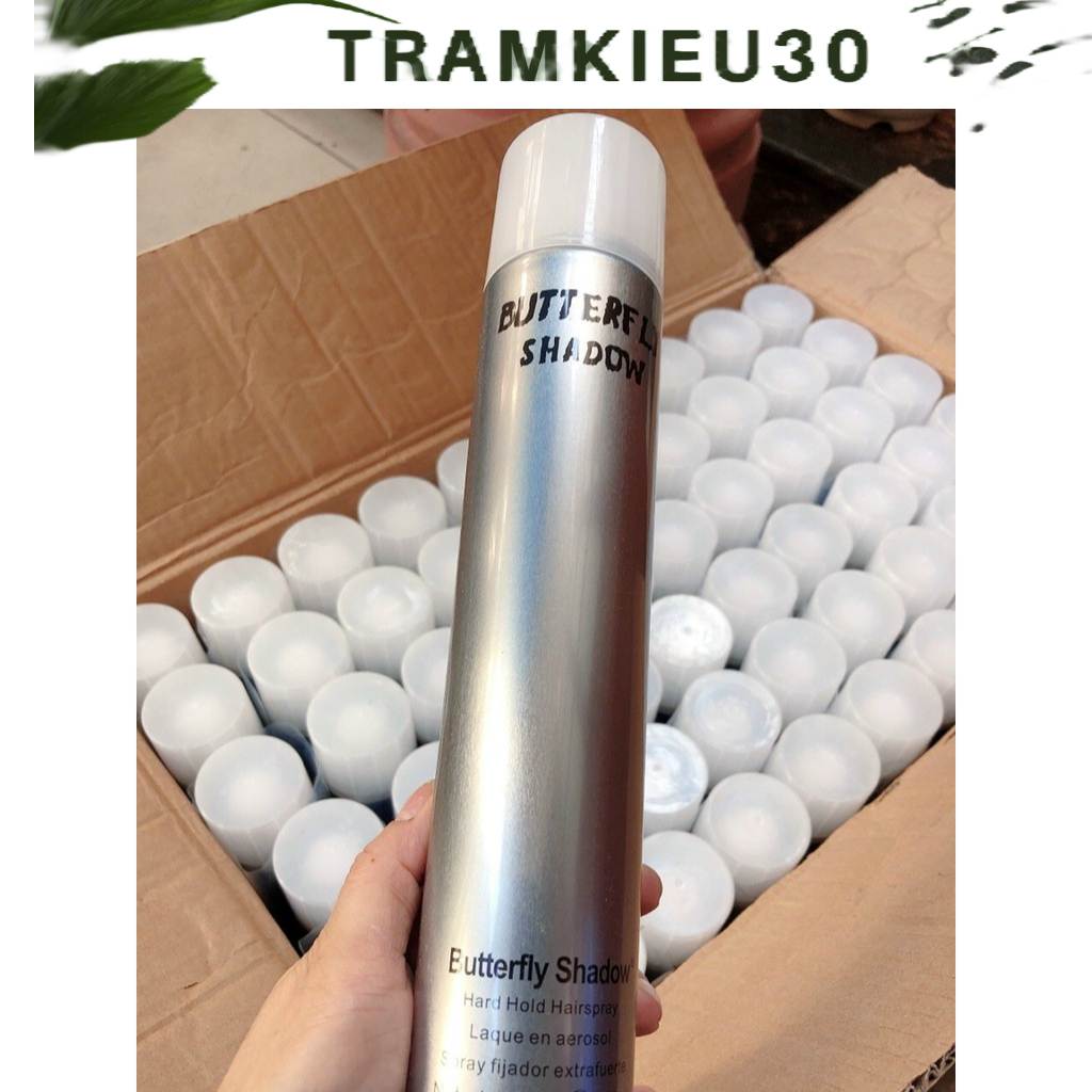Gôm keo xịt tóc tạo kiểu butterfly 320ml