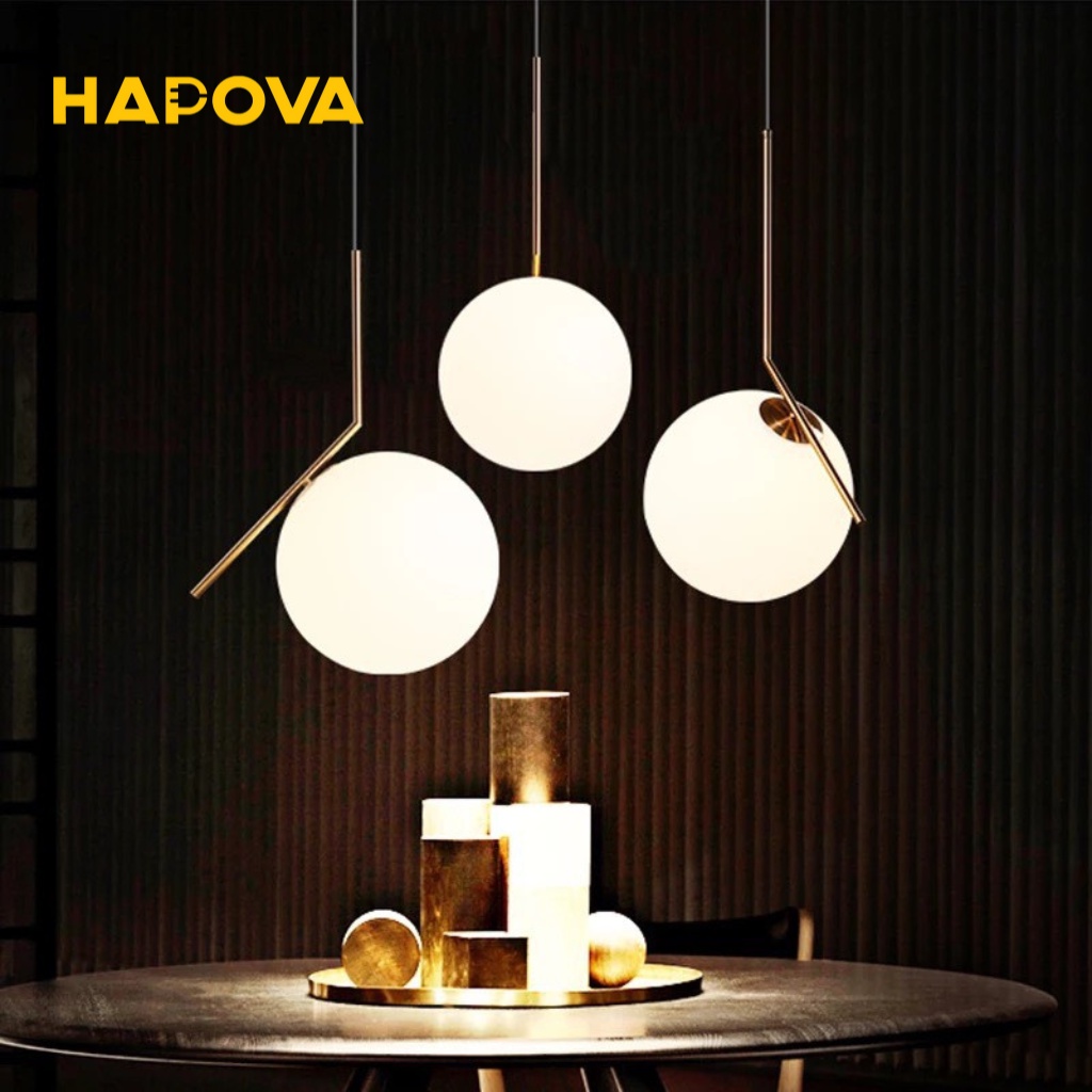 Đèn thả trang trí phòng khách phòng ngủ Decor HAPOVA SAMUL 5009 Hình Chéo