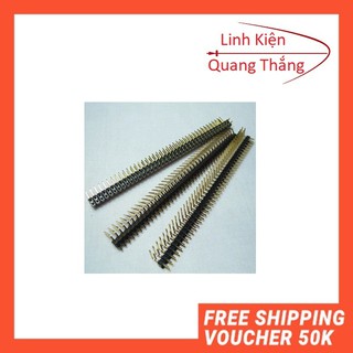 Jump Đực Đôi 2x40P 2.54 ( Thẳng hoặc Cong) jump đực đôi