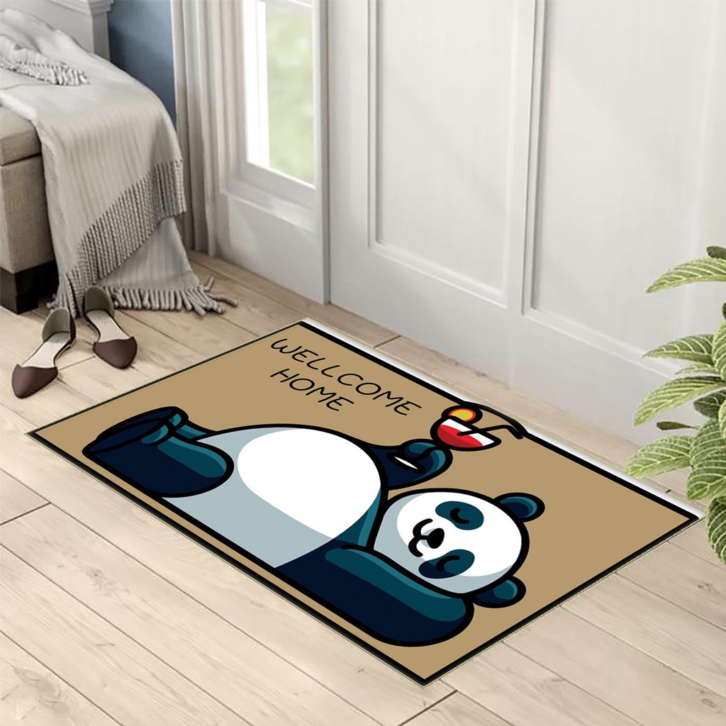 Thảm lau chân 3D kích thước 40 x 60 cm, thảm bếp chống trơn trượt Giá Rẻ (giao ngâu nhiên)