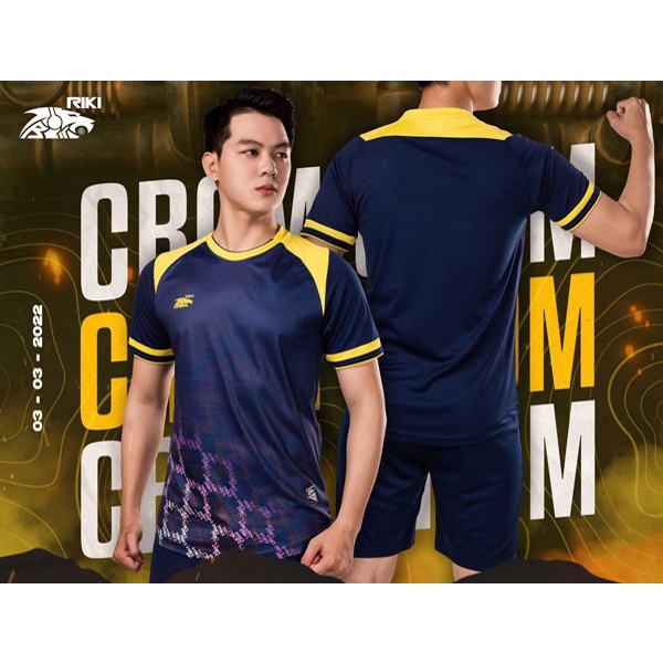 ( BAO IN) Đồ thể thao-RIKI CROM-Quần áo thể thao đá bóng cao cấp thương hiệu RIKI