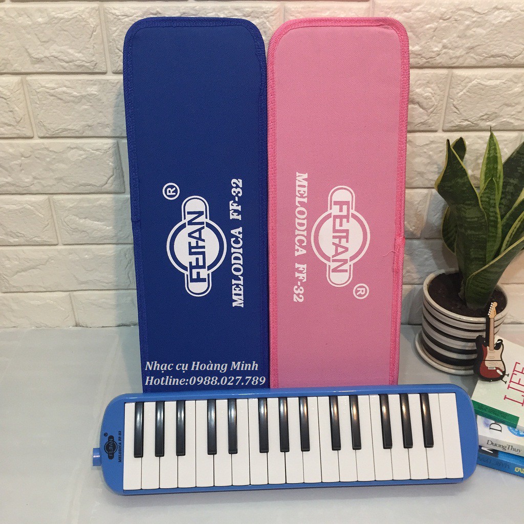 KÈN MELODICA 32 PHÍM KÈM HỘP CỨNG (2 MÀU XANH VÀ HỒNG)