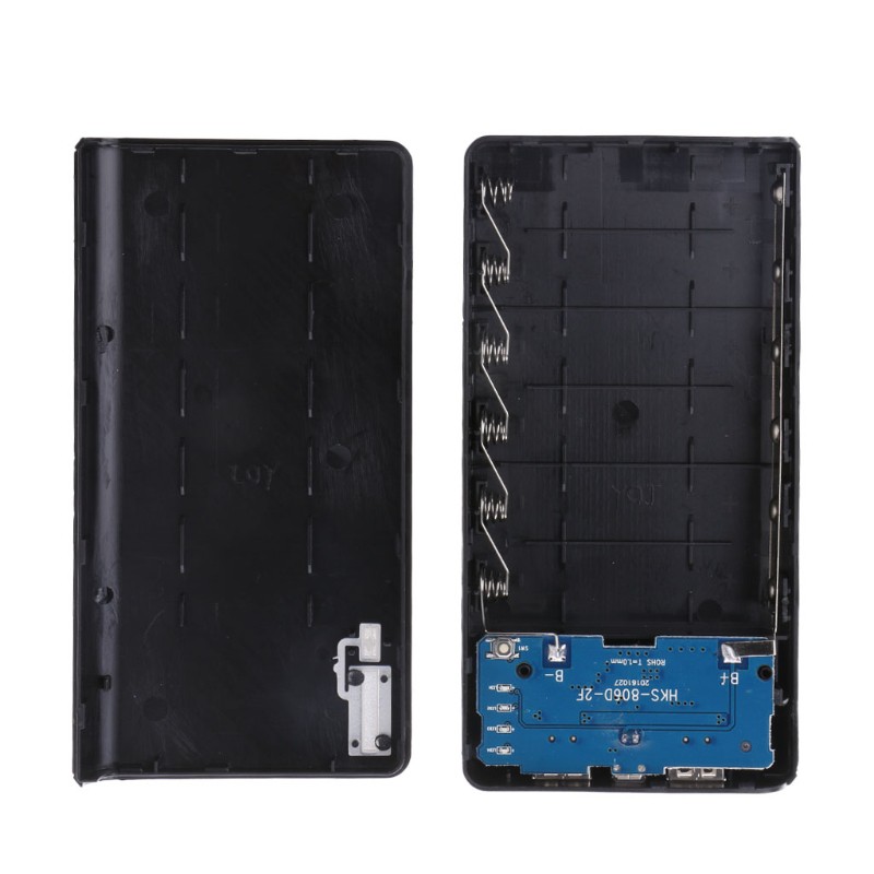 Sạc pin dự phòng 2 cổng USB 6 x 18650 cho điện thoại