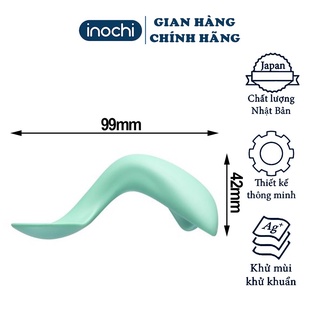 Thìa ăn dặm , muỗng cho bé tập xúc tự ăn thông minh bằng nhựa Amori INOCHI