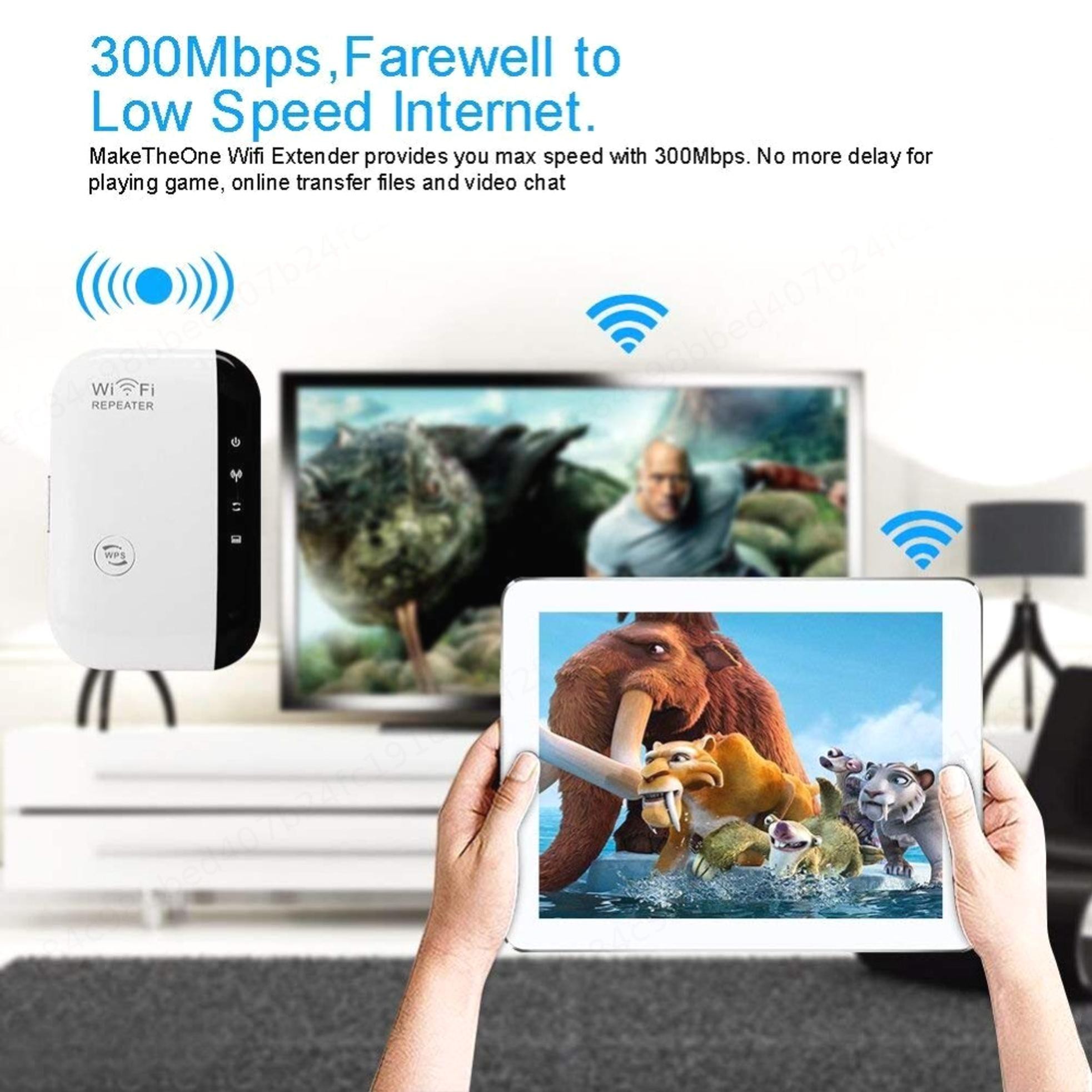 Bộ Khuếch Đại Sóng Wifi 802.11n / B / G 300mbps