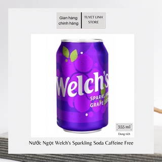 [Mỗi Đơn Chỉ Nhận 12 Lon] Nước Ngọt Welch's Soda Trái Cây 355ml/Lon (100% Product From America)