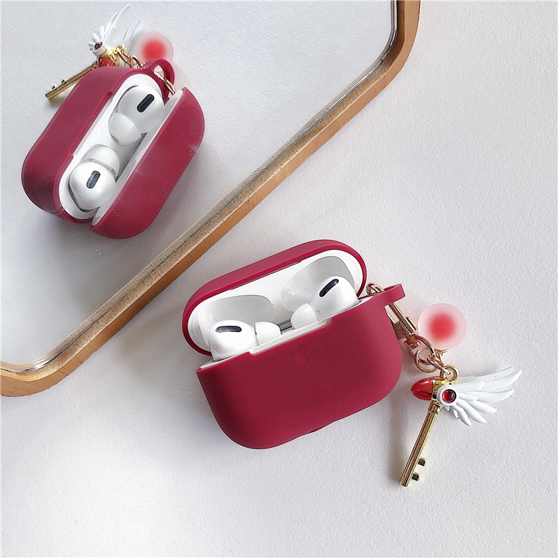 AirPods 3 Silicone Case AirPods Pro Case Card Captor Sakura Truncheon For Airpods 1/2 Case