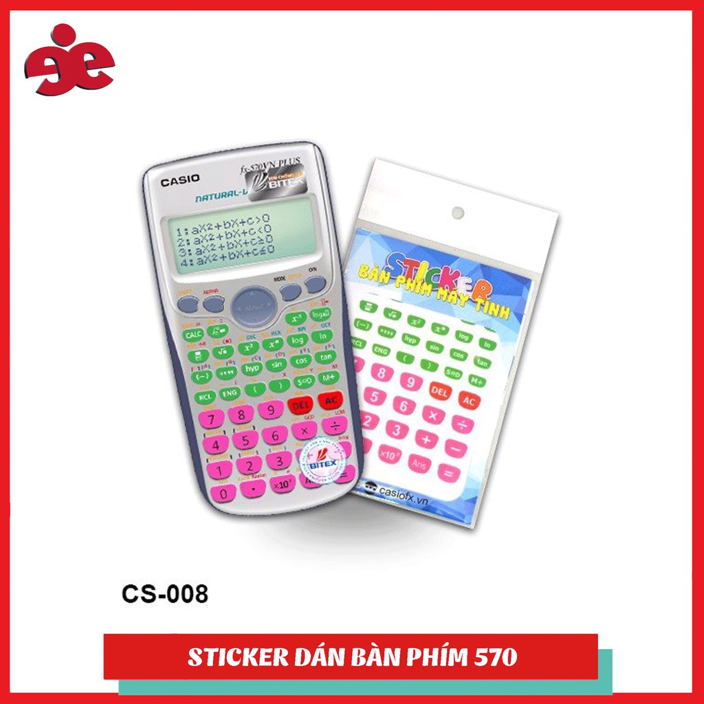 Combo 07 miếng sticker trang trí phím máy tính